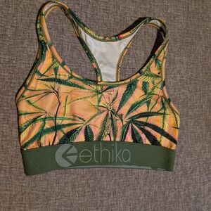 Ethika Leaf Print Sports Bra